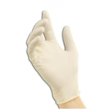 Seamless Rubber Hospital Surgical Gloves (White)
